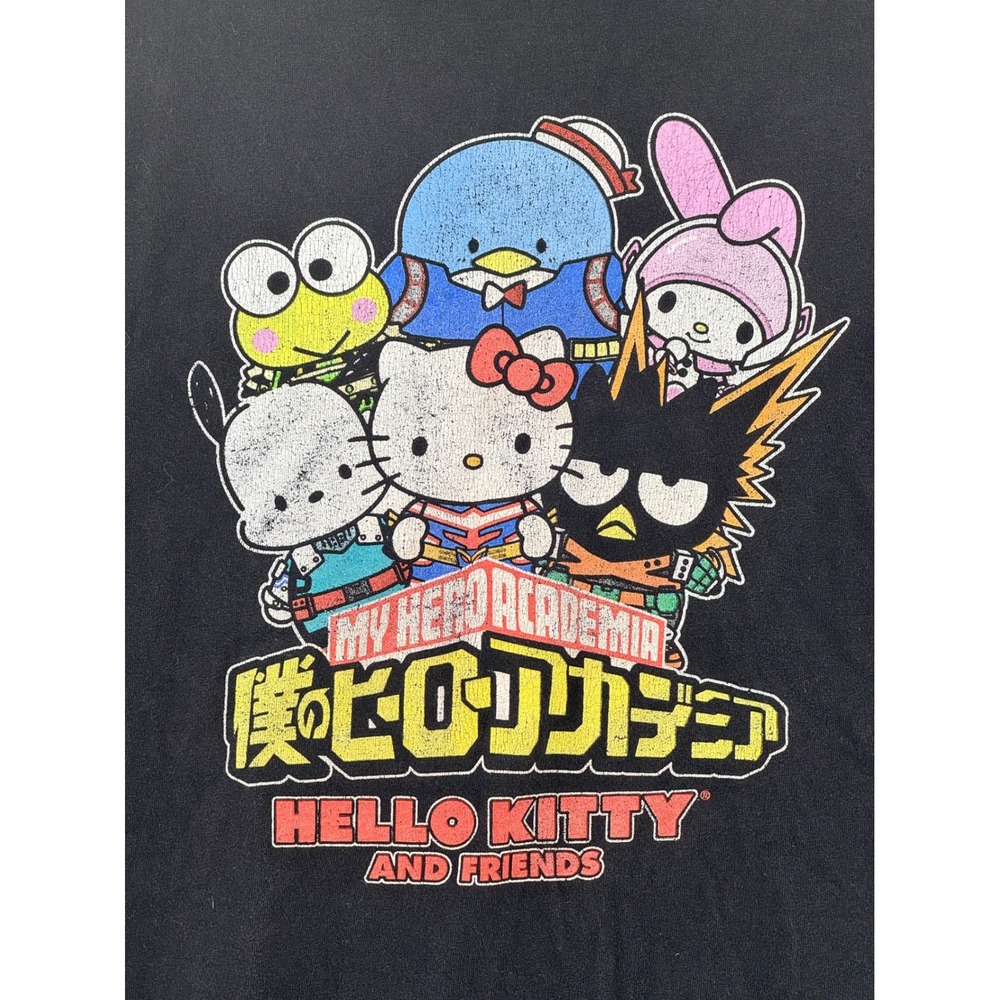 Sanrio - My Hero Academia Graphic Tee - Black - 2XL - Mens
